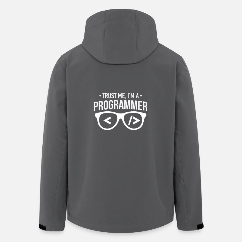 trust me i am a programmer - Men’s Recycled Softshell Jacket by Stanley/Stella - anthracite