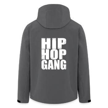 hip hop gang - Recycelte Männer Softshell-Jacke von Stanley/Stella - Anthrazit - Hinten - AI Model Male 185 light (185cm)