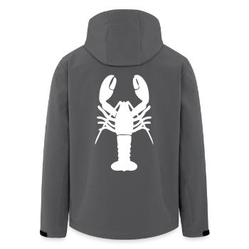 Hummer Motiv für jeden Anlass - Recycelte Männer Softshell-Jacke von Stanley/Stella - Anthrazit - Hinten - AI Model Male 185 light (185cm)