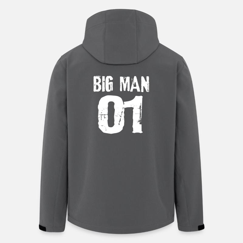 Big man, big man - Men’s Recycled Softshell Jacket by Stanley/Stella - anthracite