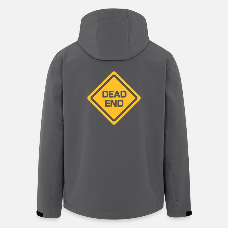 sign dead end - Recycelte Männer Softshell-Jacke von Stanley/Stella - Anthrazit
