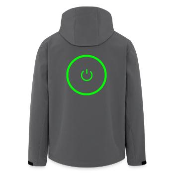 Gamer Tshirt Geschenk für Computerspieler Zocker - Recycelte Männer Softshell-Jacke von Stanley/Stella - Anthrazit - Hinten - AI Model Male 185 light (185cm)