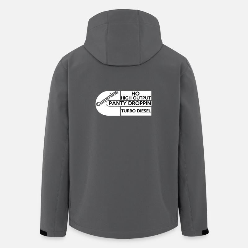 Cummins cadeau - Veste softshell homme en polyester recyclé Stanley/Stella - charbon