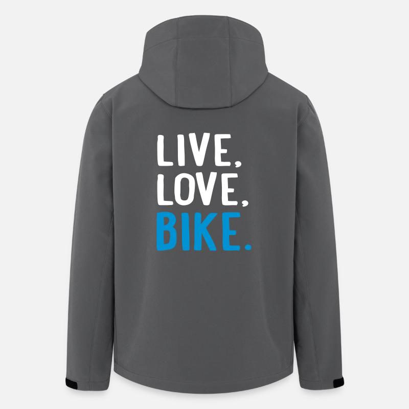 Bike - Recycelte Männer Softshell-Jacke von Stanley/Stella - Anthrazit