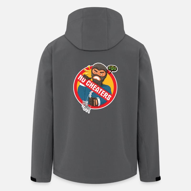Cheating will not be tolerated - Men’s Recycled Softshell Jacket by Stanley/Stella - anthracite