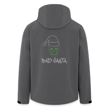 Bad Santa - Recycelte Männer Softshell-Jacke von Stanley/Stella - Anthrazit - Hinten - AI Model Male 185 light (185cm)
