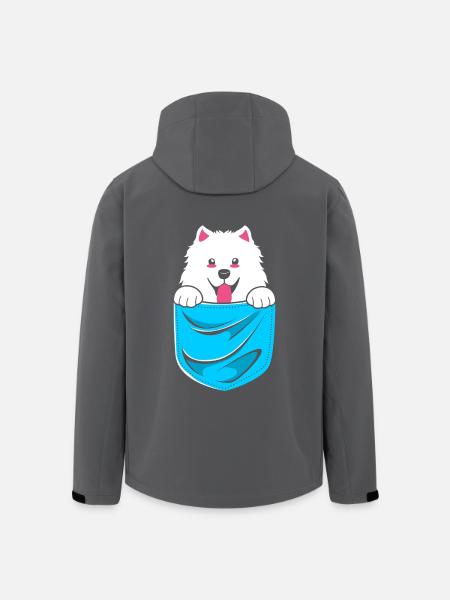 Samojede - Recycelte Männer Softshell-Jacke von Stanley/Stella - Anthrazit