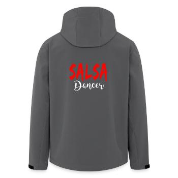 Salsa Dancer - Salsa Dance Shirt - Recycelte Männer Softshell-Jacke von Stanley/Stella - Anthrazit - Hinten - AI Model Male 185 light (185cm)