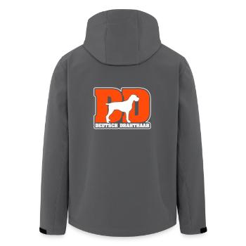DEUTSCH DRAHTHAAR DD - Recycelte Männer Softshell-Jacke von Stanley/Stella - Anthrazit - Hinten - AI Model Male 185 light (185cm)