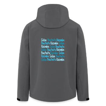 Salsa Bachata Kizomba Shirt blue - Mambo New York - Recycelte Männer Softshell-Jacke von Stanley/Stella - Anthrazit - Hinten - AI Model Male 185 light (185cm)