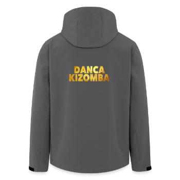 Danca Kizomba - Kizomba Dance Shirt - Recycelte Männer Softshell-Jacke von Stanley/Stella - Anthrazit - Hinten - AI Model Male 185 light (185cm)