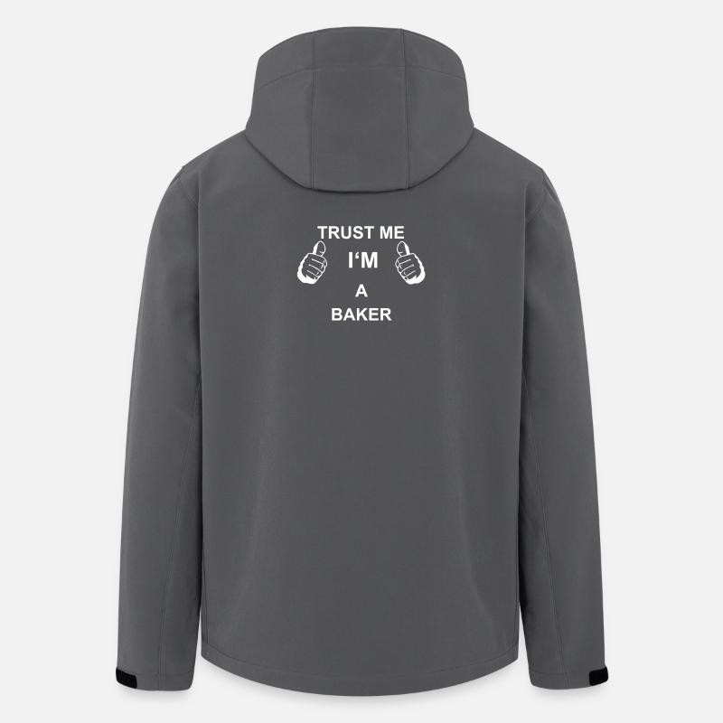 TRUST ME I M BAKER - Recycelte Männer Softshell-Jacke von Stanley/Stella - Anthrazit