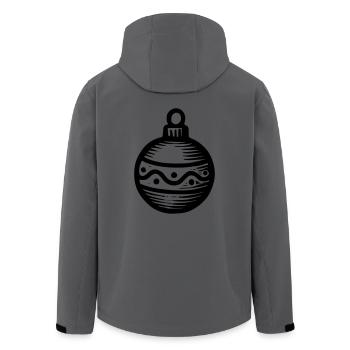 Weihnachtskugel - Recycelte Männer Softshell-Jacke von Stanley/Stella - Anthrazit - Hinten - AI Model Male 185 light (185cm)