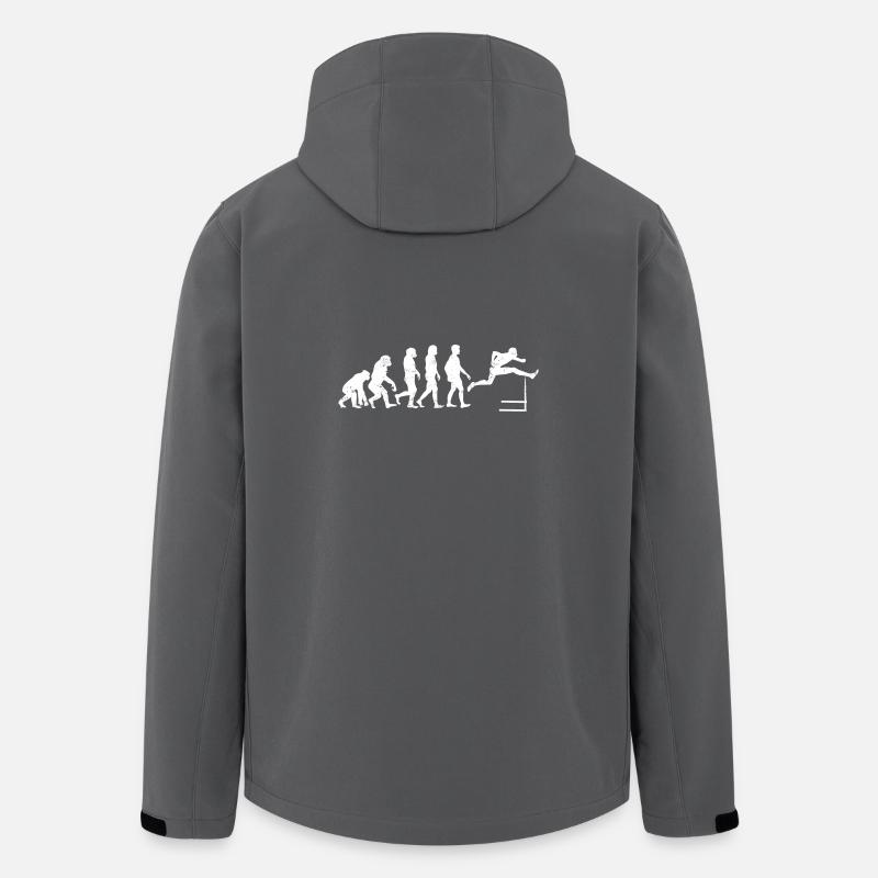 Hurdles Evolution hurdle gift athletics - Men’s Recycled Softshell Jacket by Stanley/Stella - anthracite