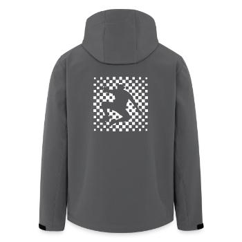 Freerunning Parcour Running Urban T-Shirt Geschenk - Recycelte Männer Softshell-Jacke von Stanley/Stella - Anthrazit - Hinten - AI Model Male 185 light (185cm)
