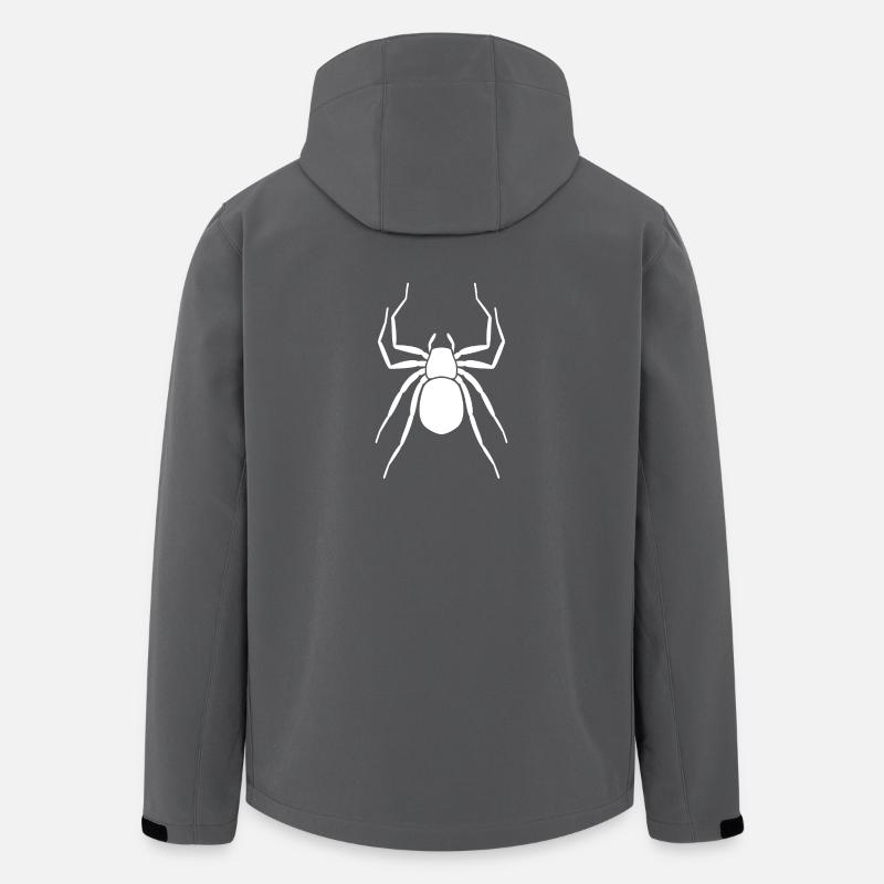 Spinne - Recycelte Männer Softshell-Jacke von Stanley/Stella - Anthrazit