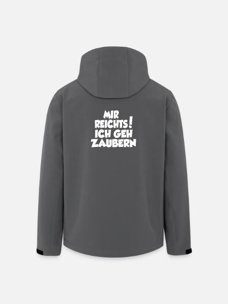 MIR REICHTS! ICH GEH ZAUBERN - Recycelte Männer Softshell-Jacke von Stanley/Stella - Anthrazit