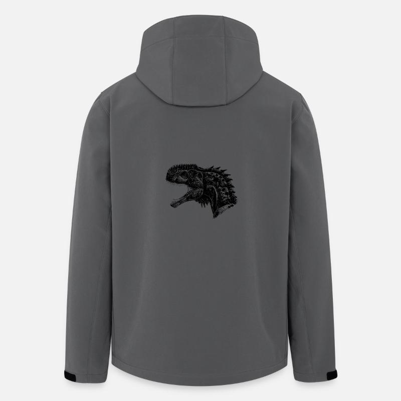 Dinosaurier-6 - Recycelte Männer Softshell-Jacke von Stanley/Stella - Anthrazit