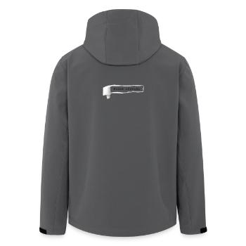 Tombola. Gewinn, Freie Auswahl - Recycelte Männer Softshell-Jacke von Stanley/Stella - Anthrazit - Hinten - AI Model Male 185 light (185cm)