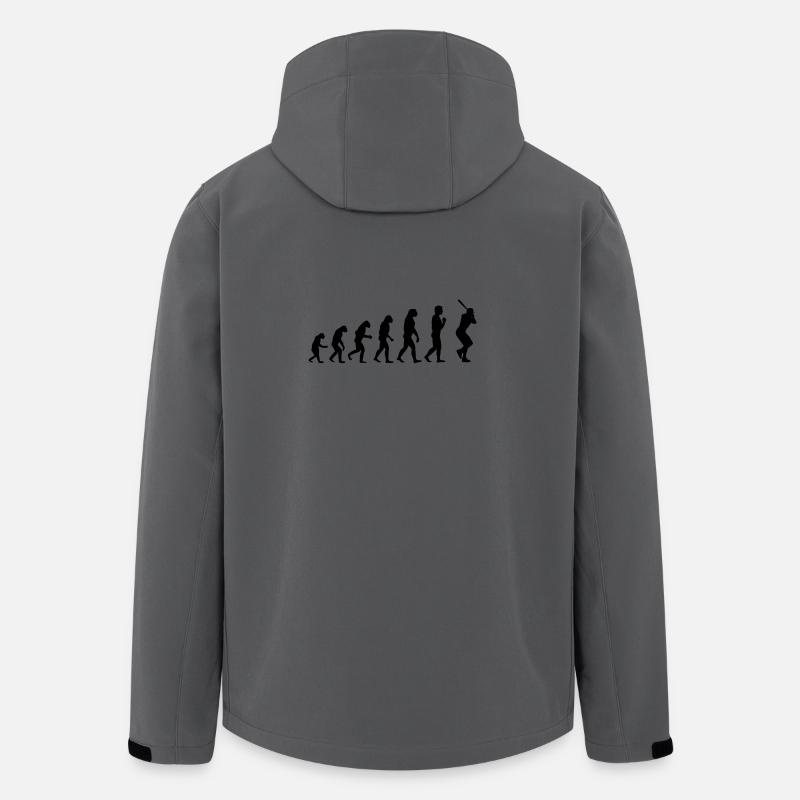 Baseball Evolution Shirt - Sports - Men’s Recycled Softshell Jacket by Stanley/Stella - anthracite