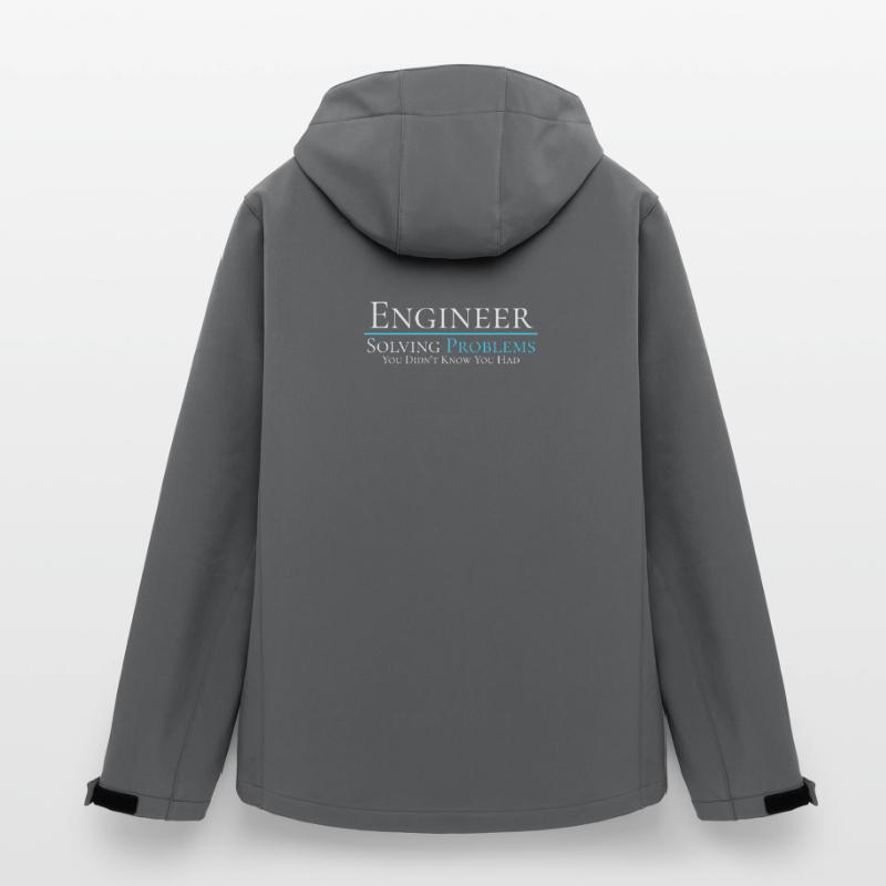 Engineer - Solving Problems - Engineering Shirt Men’s Recycled Softshell Jacket Discoverer by Stanley/Stella
