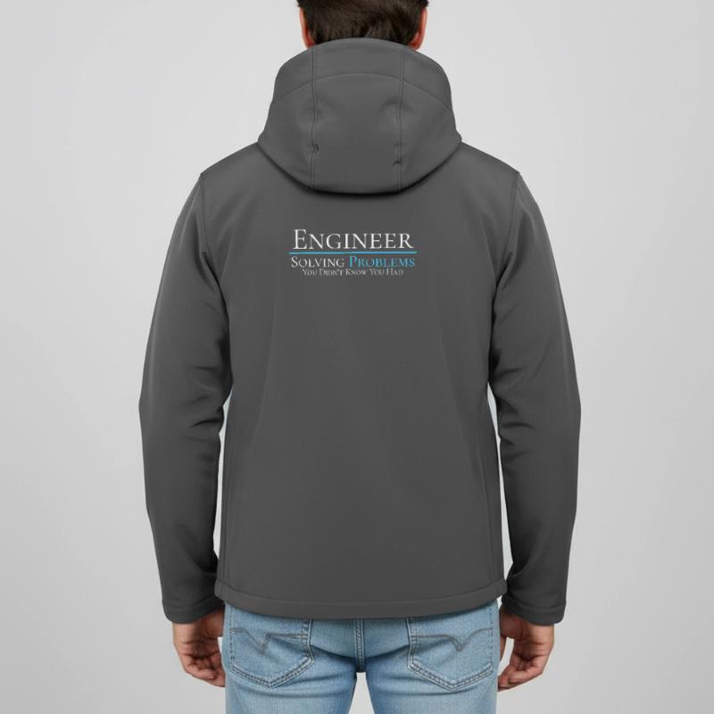 Engineer - Solving Problems - Engineering Shirt Men’s Recycled Softshell Jacket Discoverer by Stanley/Stella