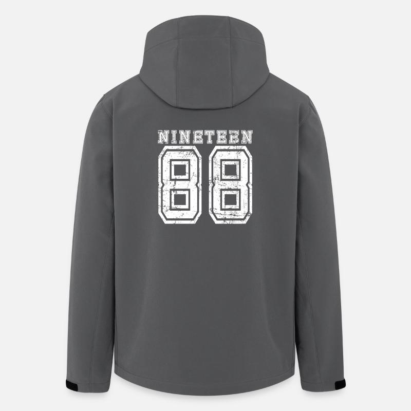 1988 NINETEEN - Veste softshell homme en polyester recyclé Stanley/Stella - charbon
