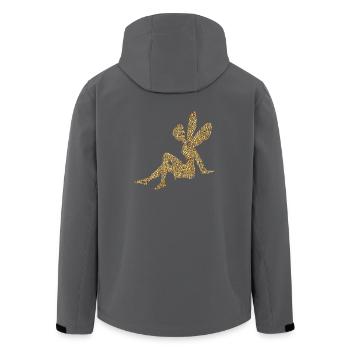 einhorn elfe prinzessin fee meerjungfrau zauberer1 - Recycelte Männer Softshell-Jacke von Stanley/Stella - Anthrazit - Hinten - AI Model Male 185 light (185cm)