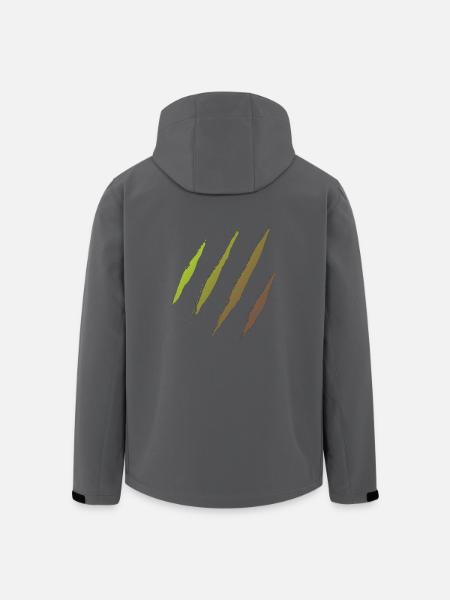 Krallen Kralle - Recycelte Männer Softshell-Jacke von Stanley/Stella - Anthrazit