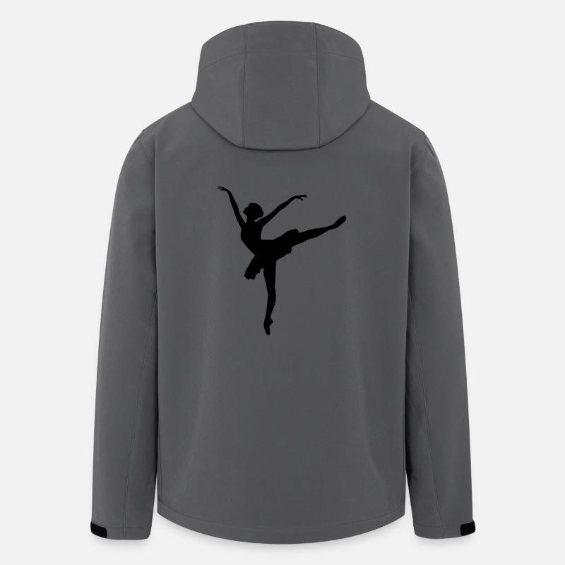Ballerina - Recycelte Männer Softshell-Jacke von Stanley/Stella - Anthrazit