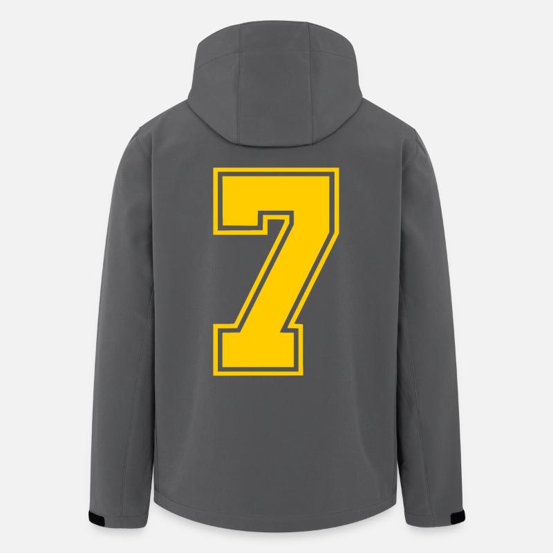 7 - Recycelte Männer Softshell-Jacke von Stanley/Stella - Anthrazit