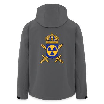 Das schwedische Atomwaffenprogramm - Recycelte Männer Softshell-Jacke von Stanley/Stella - Anthrazit - Hinten - AI Model Male 185 light (185cm)
