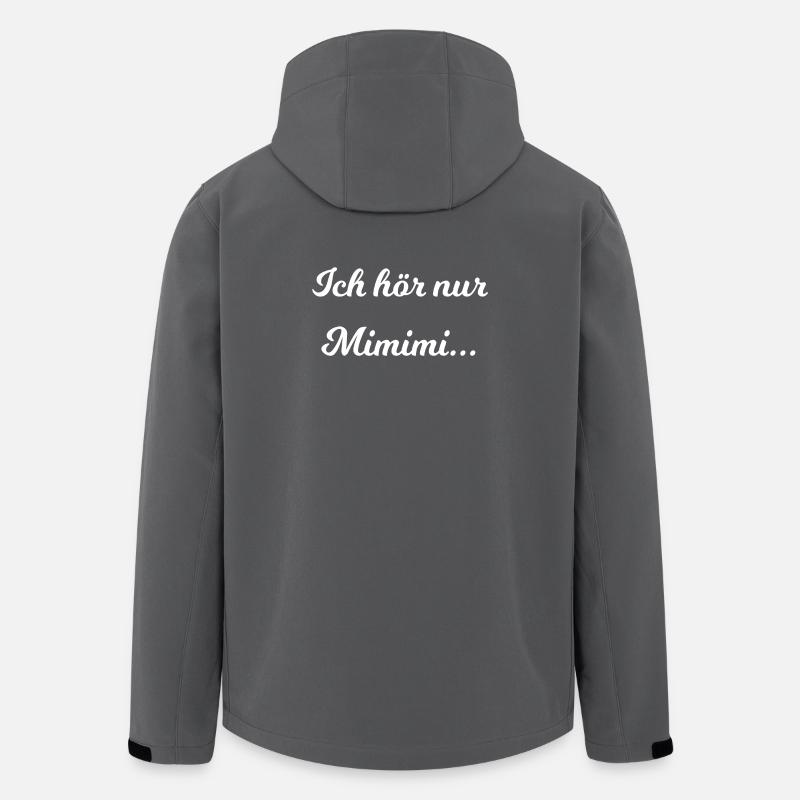 Mimimi - Recycelte Männer Softshell-Jacke von Stanley/Stella - Anthrazit
