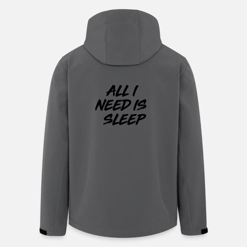 Sleep - Recycelte Männer Softshell-Jacke von Stanley/Stella - Anthrazit