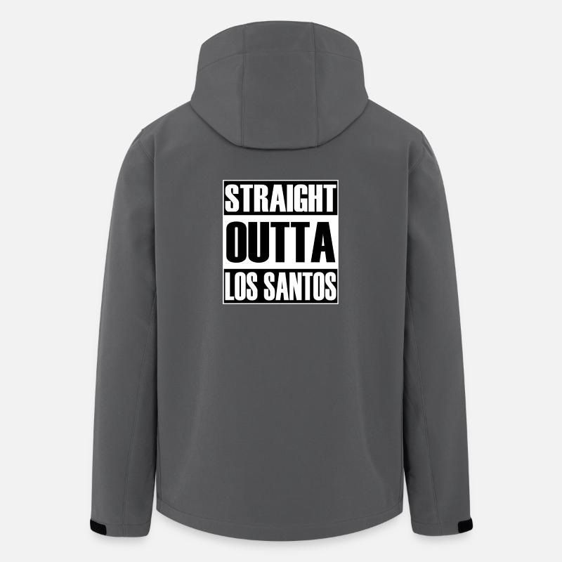 Straight Outta Los Santos - Men’s Recycled Softshell Jacket by Stanley/Stella - anthracite