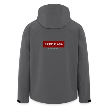 Kostüm Muffel - Error 404. Costume not found - Recycelte Männer Softshell-Jacke von Stanley/Stella - Anthrazit - Hinten - AI Model Male 185 light (185cm)