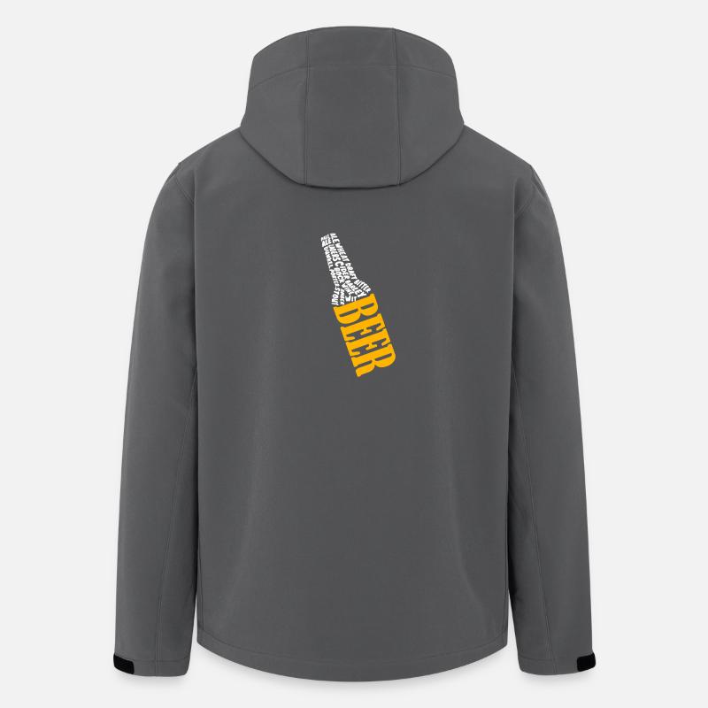 boisson Bierkönig - Veste softshell homme en polyester recyclé Stanley/Stella - charbon