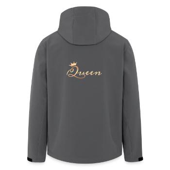 Queen - Veste softshell homme en polyester recyclé Stanley/Stella - charbon - Dos - AI Model Male 185 light (185cm)