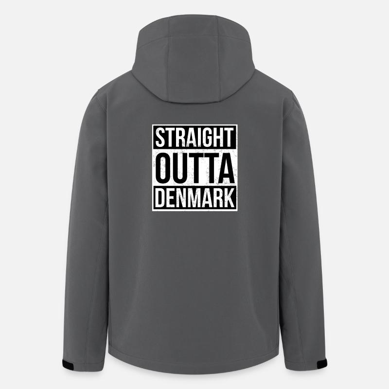 Straight Outta Denmark - Men’s Recycled Softshell Jacket by Stanley/Stella - anthracite