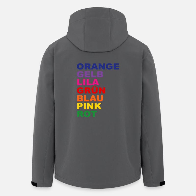 Regenbogen T-Shirt - Recycelte Männer Softshell-Jacke von Stanley/Stella - Anthrazit