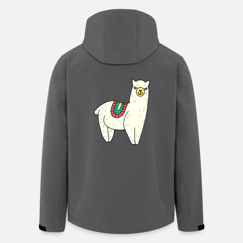 Alpaka - Recycelte Männer Softshell-Jacke von Stanley/Stella - Anthrazit
