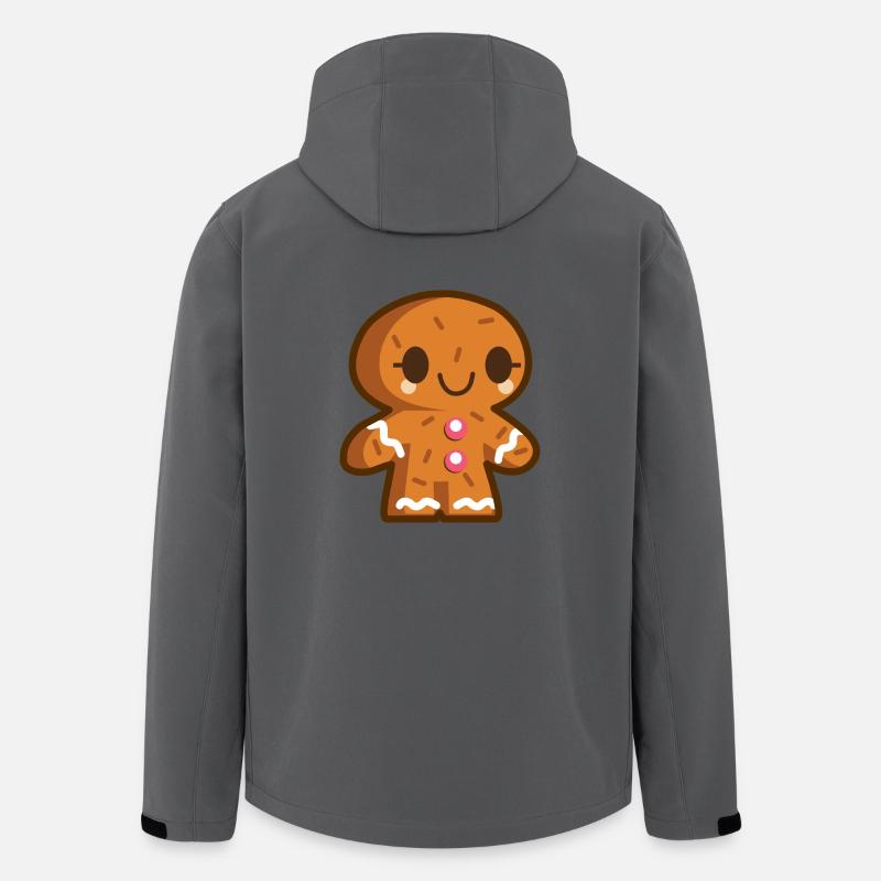 Lebkuchen - Recycelte Männer Softshell-Jacke von Stanley/Stella - Anthrazit