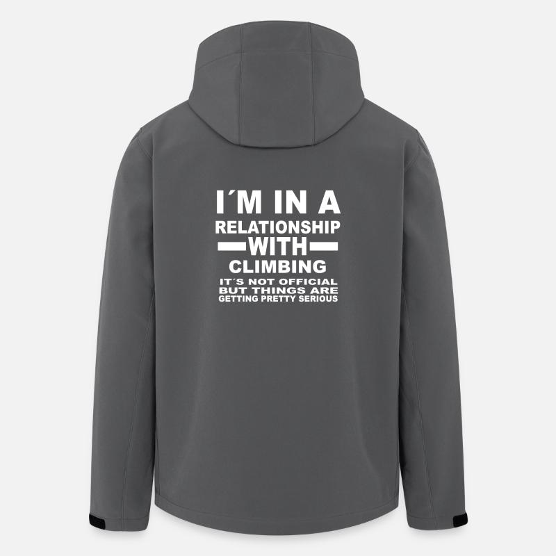 relationship with CLIMBING - Men’s Recycled Softshell Jacket by Stanley/Stella - anthracite