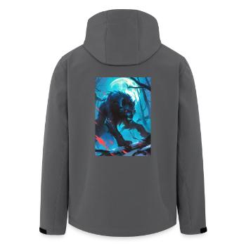 Werewolf Werwolf - Recycelte Männer Softshell-Jacke von Stanley/Stella - Anthrazit - Hinten - AI Model Male 185 light (185cm)