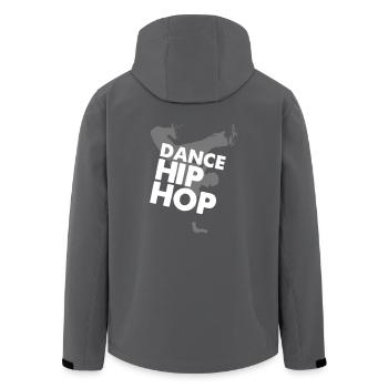 Dance HIPHOP - Recycelte Männer Softshell-Jacke von Stanley/Stella - Anthrazit - Hinten - AI Model Male 185 light (185cm)