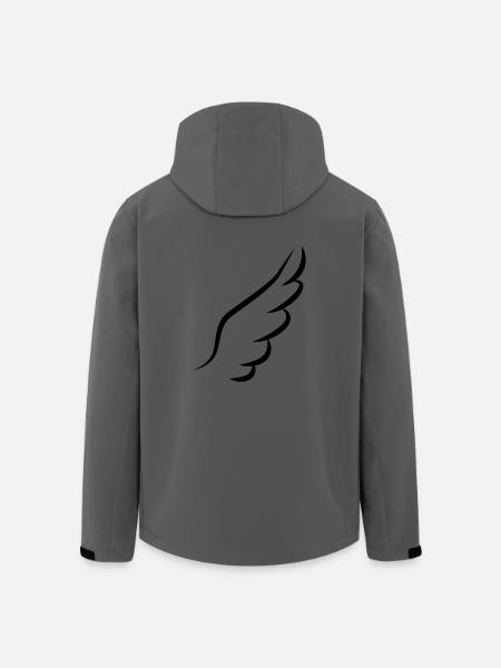 angel wings - Men’s Recycled Softshell Jacket by Stanley/Stella - anthracite