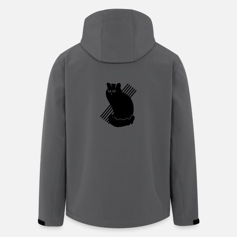 Katzenauge - Recycelte Männer Softshell-Jacke von Stanley/Stella - Anthrazit