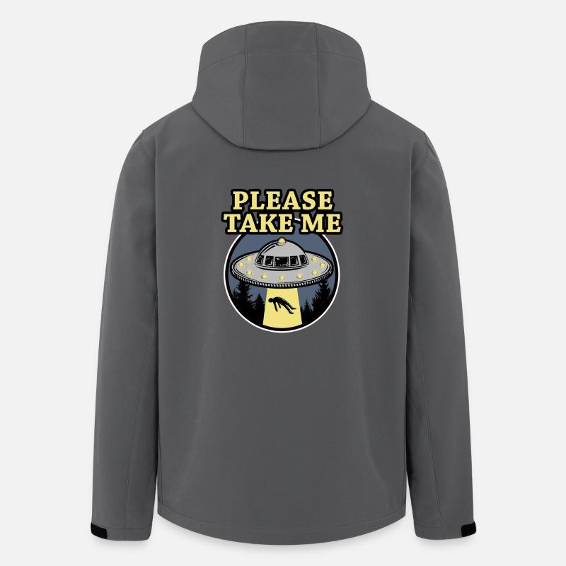 PLEASE TAKE ME - Recycelte Männer Softshell-Jacke von Stanley/Stella - Anthrazit