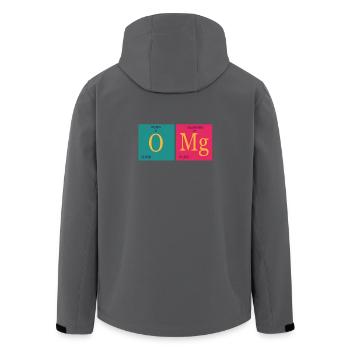 Oh mein Gott - Recycelte Männer Softshell-Jacke von Stanley/Stella - Anthrazit - Hinten - AI Model Male 185 light (185cm)