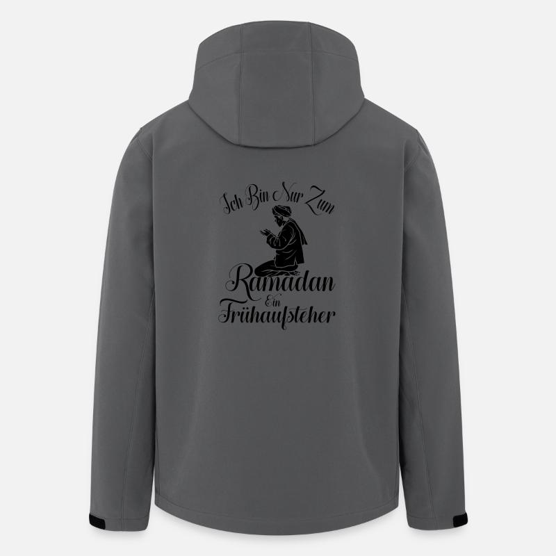 Ramadan Muslime Muslimisch Islam Geschenk Religion - Recycelte Männer Softshell-Jacke von Stanley/Stella - Anthrazit